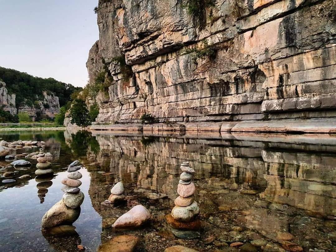 Lou Mouli Di Baou Bed & Breakfast Labeaume Dış mekan fotoğraf